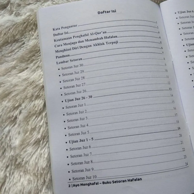 Ayo Menghafal : Buku Setoran Hafalan Full 30 Juz | Kun Sholihan 4