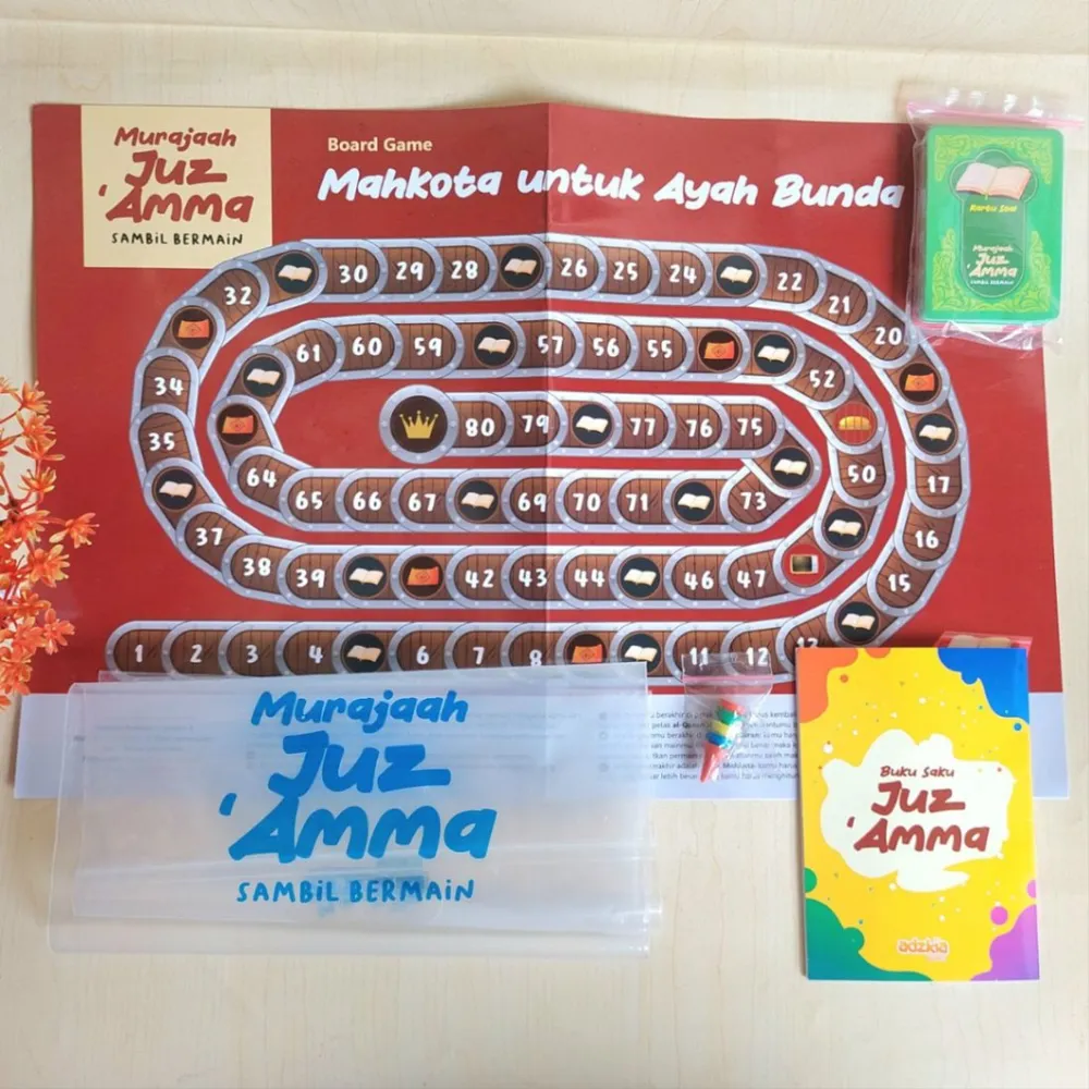 Board Game Langkah Murajaah Juz 29 Menghafal Sambil Bermain | Adzkia Books